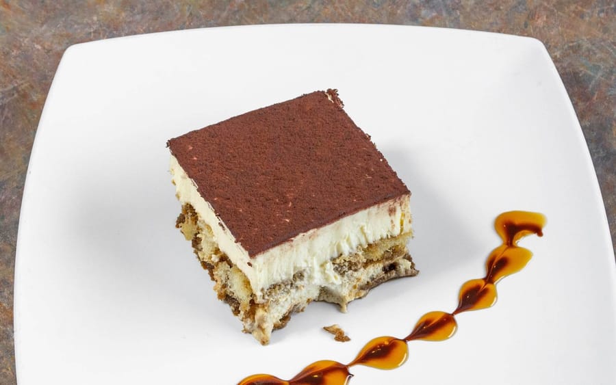 Slice of tiramisu